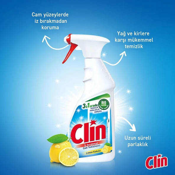 Clin Limon 500 ml Cam Temizleyici - 2
