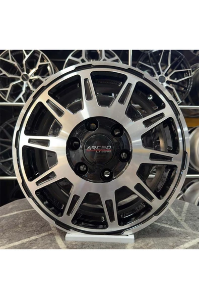 arceo 16" (inç) 6x130 ARCEO LT CRAFTER SPRİNTER Siyah Elmas Kesim Jant  Mercedes Volkswagen Uyumlu 4 ADET