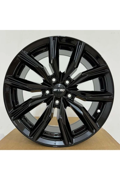 arceo 16" (inç) 5x112 Kapstadt Jetta Golf Caddy Uyumlu Siyah Jant Model ( 4 Adet Fi?yatidir)