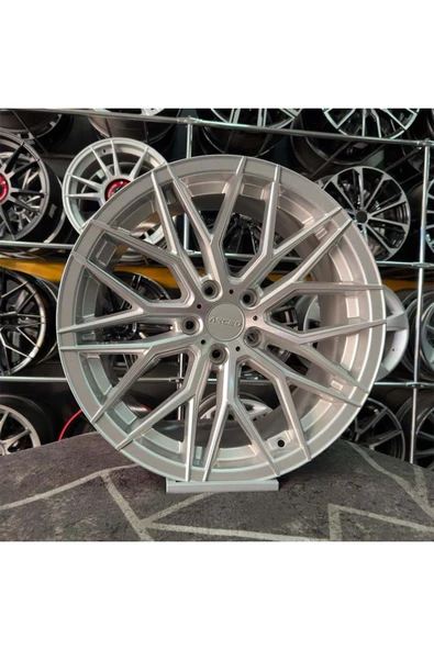 arceo 17" (inç) 5x100 ARCEO VALENCİA SİLVER DİAMOND JANT TAKIM ((4 ADET)