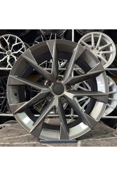 arceo 18 inç 5x100 AKREP POLO İBİZA UYUMLU Gun Metal Jant Modeli Volkswagen Seat ( 4 ADET FİYATIDIR)