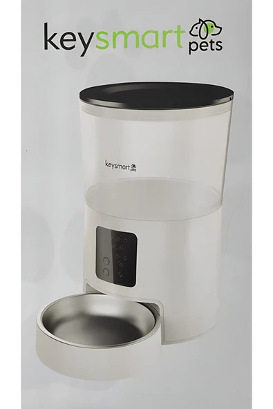 Arçelik Keysmart Pets  Key P 102 Wifi ' Li Evcil Hayvan Otomatik Mama Kabı Beyaz - 3