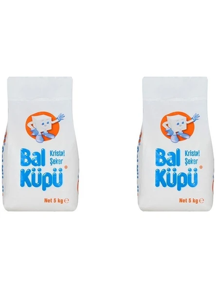 Balküpü 5 kg Toz Şeker x 2’li Paket