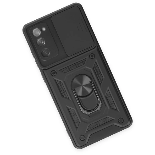 Samsung Galaxy S20 FE Kılıf Kamera Korumalı Standlı Zr-SrVega - Resim 3
