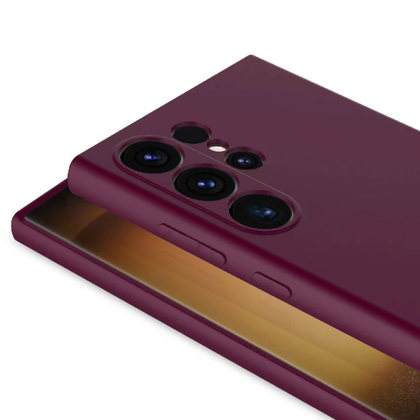 Samsung Galaxy S24 Ultra Kılıf Lansman içi Kadife Silikon Zr-Mara ürün görseli 1