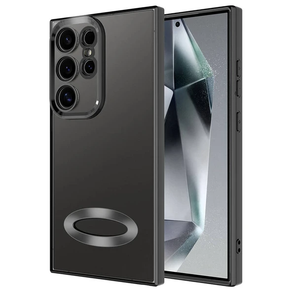 Samsung Galaxy S24 Ultra Kılıf Kamera Korumalı Logo Gösteren Silikon Zr-Omega ürün görseli 1