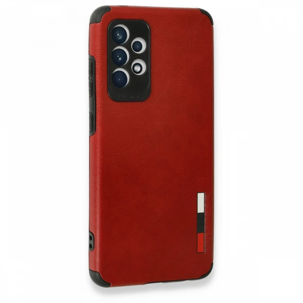 Samsung Galaxy A73 5G Kılıf Deri Görünümlü Silikon Kılıf Azn-Loop ürün görseli 1