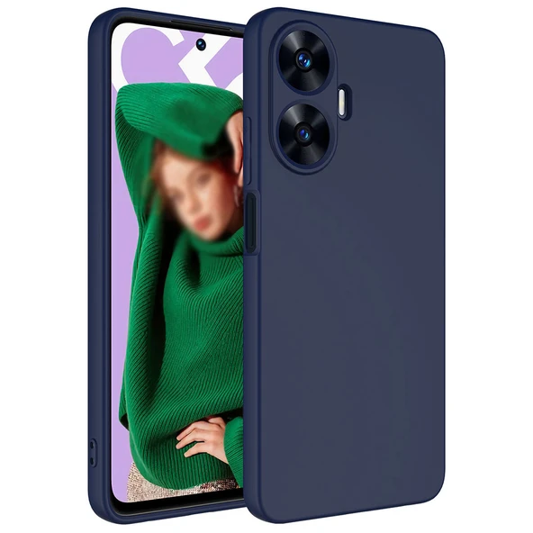 Realme C55 Kılıf Lansman içi Kadife Silikon Zr-Mara ürün görseli 1