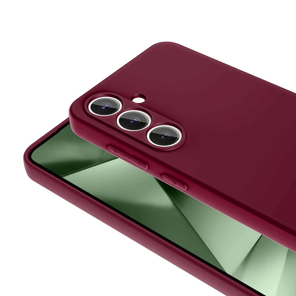 Samsung Galaxy S24 FE Kılıf Lansman içi Kadife Silikon Zr-Mara