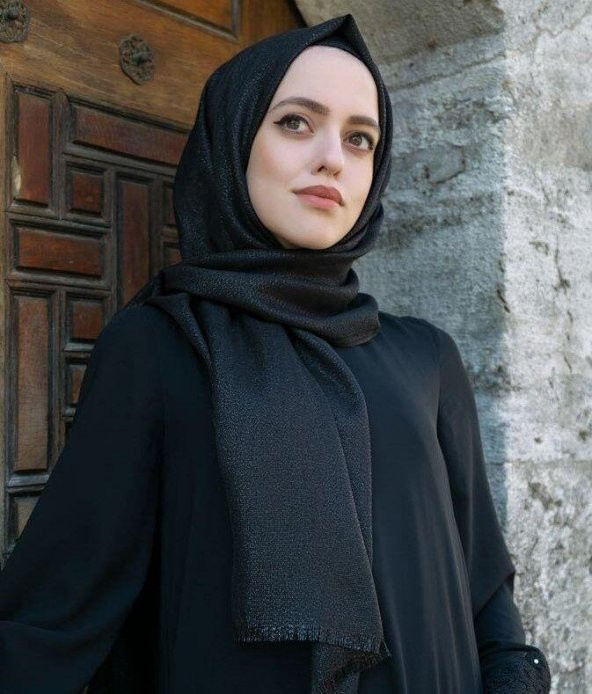 Hediyelik Simli Şal, İnci Tesbih, Takke, 33lü Tesbih, Asetat Kutulu (26x23) Dini Set-Siyah - 6