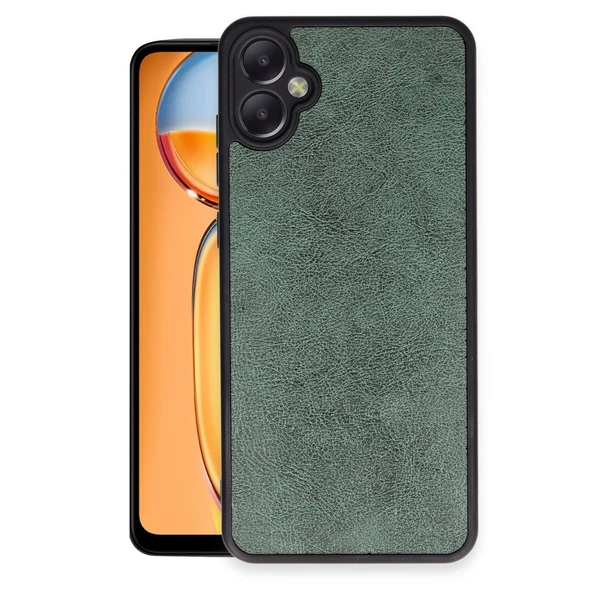 Samsung Galaxy A05 Kılıf Deri Görünüm Silikon Kapak Azn-Aras - Resim 2