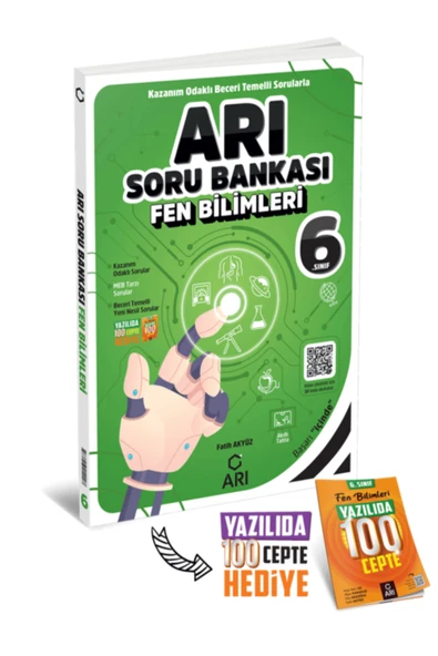 Arı Yayıncılık 6. Sınıf Fen Bilimleri Arı Soru Bankası (Yazılıda 100 Cepte )