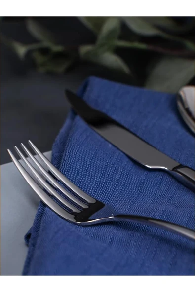 Emsan Akya 30 Parça 6 Kişilik Paslanmaz Çelik Çatal Kaşık Bıçak Takımı - 3