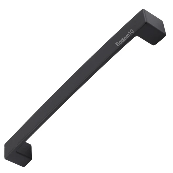 10 Adet Bihter Mutfak Kulpu Çekmece Dolap Kapak Kulbu Metal Kulp Mobilya Dolabı Kulpları Siyah 128mm - 2