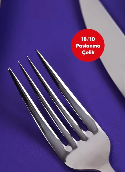 Emsan Akya 30 Parça 6 Kişilik Paslanmaz Çelik Çatal Kaşık Bıçak Takımı - 7