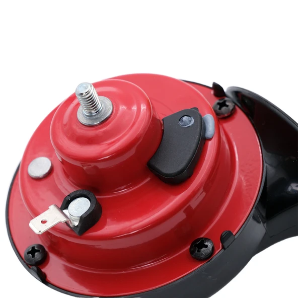 Seger 12v Dadat Korna Tek Fişli Takım 1 İnce 1 Kalın Ses Salyangoz - 3