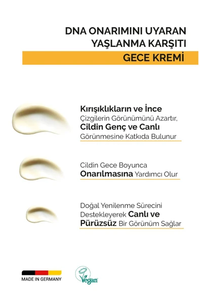 VITAYES Yaşlanma Karşıtı Onarıcı Herbaglow%10 Hyalüronik Asit Içeren Yüz Gece Cilt Serumu Ve Gece Kremi Seti - 3