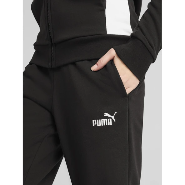 Puma Hooded Sweat Suit Siyah Kadın Eşofman Takımı - 685077 01 - 2
