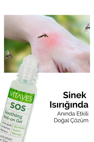 VITAYES Sos Serum Akne Sivilce Siyah Nokta Cilt Problemlerine Karşı Onarıcı Çay Ağacı Özlü Serum 3'lü Avantaj Set - 3
