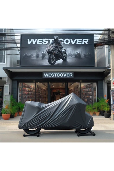 westcover L Beden Siyah Motosiklet Brandası (Xmax,Forza,R1250GS) ürün görseli
