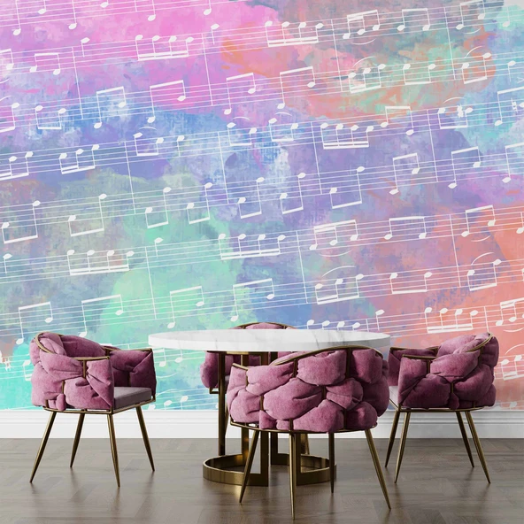 Notalar Müzik Duvar Kağıdı - Resim 5