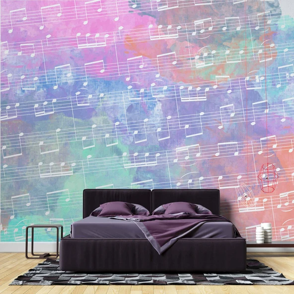 Notalar Müzik Duvar Kağıdı - Resim 2