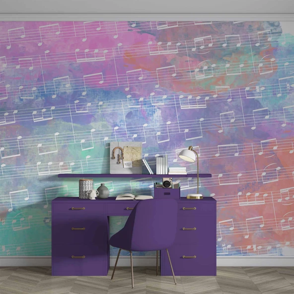 Notalar Müzik Duvar Kağıdı - Resim 4