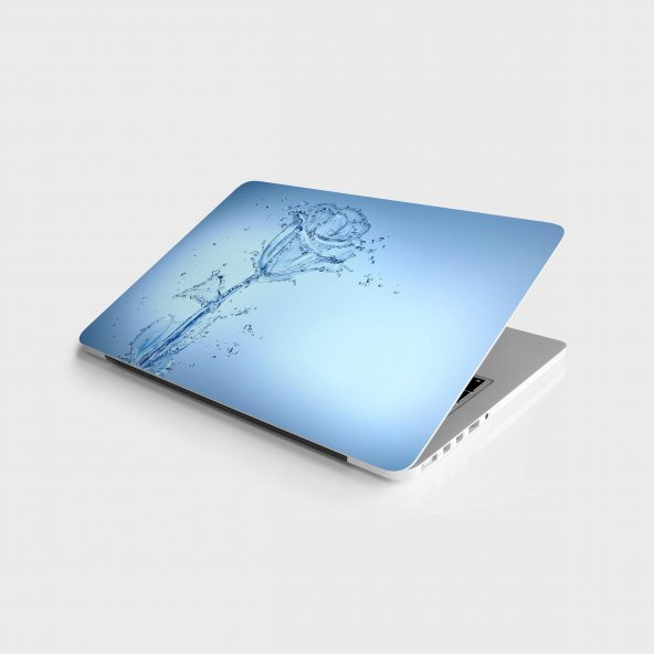 Laptop Sticker Bilgisayar Notebook Pc Kaplama Etiketi Water Rose