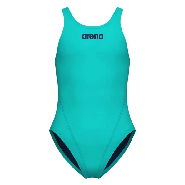 Arena Team Swimsuit Tech Solid Çocuk Mavi Yüzücü Mayosu 004764870 - Resim 3