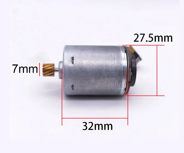 RP360-ST/15260 Dc Motor Robot Süpürge DC 12V DIY RC Oyuncak Model Araba Bot Helikopter Vakum Fan Elektrik Motoru - Resim 4