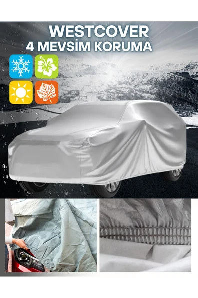 westcover Citroen Berlingo 1 Uyumlu Premium Oto Araba Brandası GRİ - Resim 4