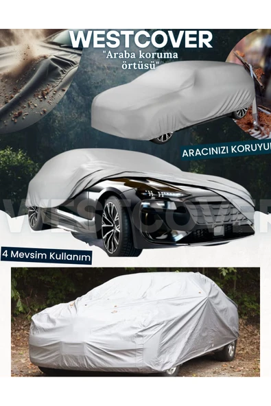 westcover Lexus GS 350 Sedan Uyumlu Premium Oto Araba Brandası GRİ ürün görseli