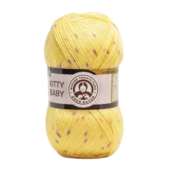Ören Bayan Kitty Baby El Örgü İpi - 1 Adet - ( Renk Kodu : 380 ) ürün görseli 1