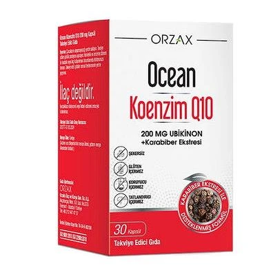 Ocean Koenzim Q10 200 mg 30 Kapsül