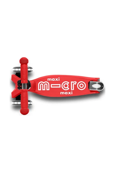 Micro Maxi Scooter Deluxe Foldable 3 Tekerlekli Scooter LED Red  Kırmızı 5-12 Yaş - 3
