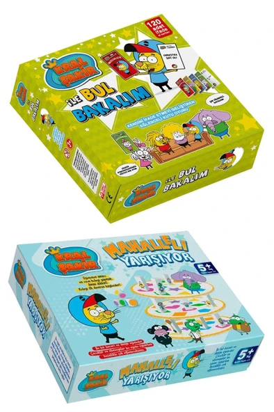 Mahalleli Yarışıyor & Bul Bakalım Oyun Seti