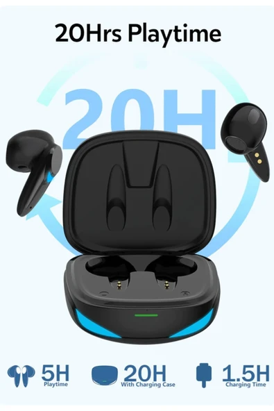 QASUL Kablosuz Bluetooth Oyuncu Kulaklığı Yeni Nesil G10 5.2 Bluetooth Versiyon - 4