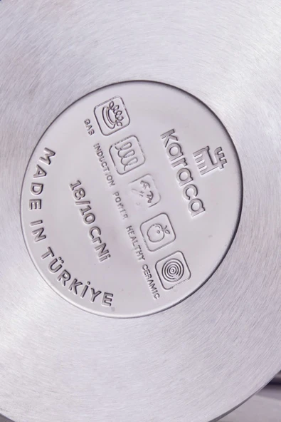 Karaca Altın Tres 3'lü Indüksiyon Tabanlı Çaydanlık Takımı Gold Paslanmaz Çelik - 6