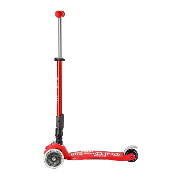 Micro Maxi Scooter Deluxe Foldable 3 Tekerlekli Scooter LED Red  Kırmızı 5-12 Yaş - 7