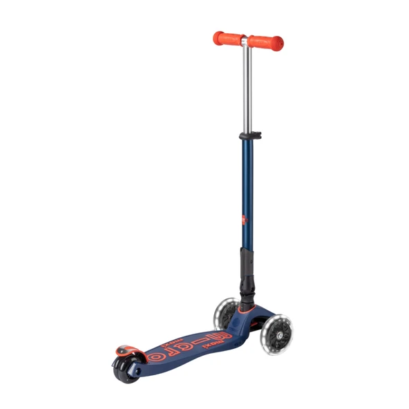 Micro Maxi Scooter Deluxe Foldable 3 Tekerlekli Scooter LED Navy  Lacivert 5-12 Yaş - 5