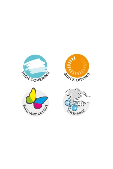 Temperello Poster Boya Kalemi 6’lı – Metalik - 6