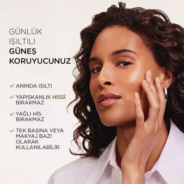 L'Oréal Paris Bright Reveal Spf 50+ Koyu Leke Karşıtı Renkli Fluid Günlük Yüz Güneş Kremi 50 ml - Medium - 3