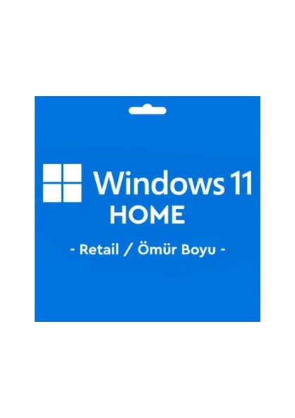 Microsoft Windows 11 Home Retail Key Lisans Anahtarı Ömür Boyu