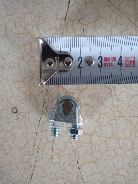 5 Adet 5 no Halat Kelepçesi (Kablo Klemensi)