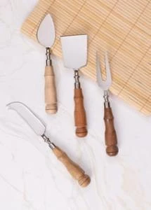 THE MİA WOODY PEYNİR SERVİS TAKIMI 4 PARÇA - 3