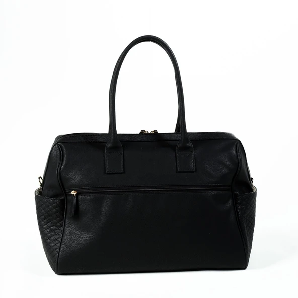 M&Y Gaia Deri Anne Bebek Bakım Çanta Seti 7240 Siyah - 5