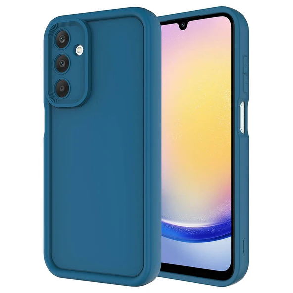Samsung Galaxy A15 Kılıf Kamera Korumalı Kalın Kenarlı Viera Silikon Case - 8