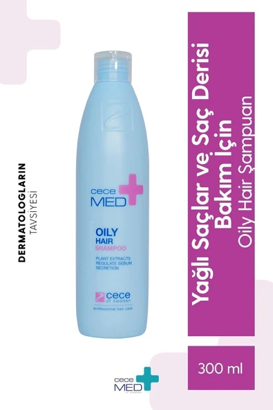 CeceMed Yağlı Saç Karşıtı Şampuan - Oily Hair Shampoo 300 ml