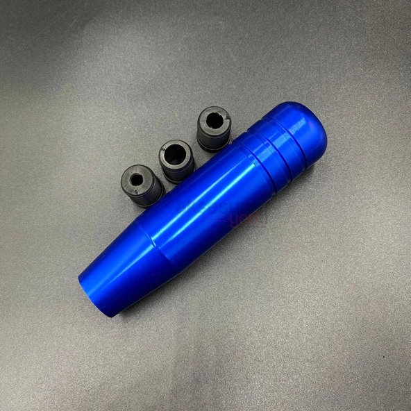 Mavi Renk Vites Topuzu 13cm Metal Gövde Premium Ürün - 4