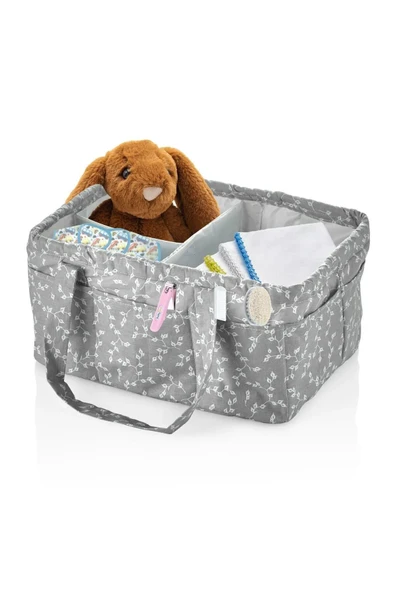 Baby Anne & Bebek Organizer 795 Gri Çiçek